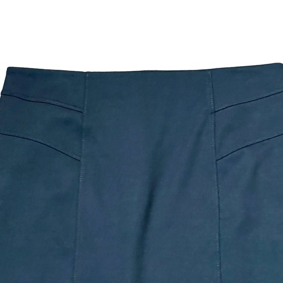 New York & Co. Pencil Skirt Size 6 Black Stretch‎ Blend Back Zip Womens 32X21 - Picture 2 of 6